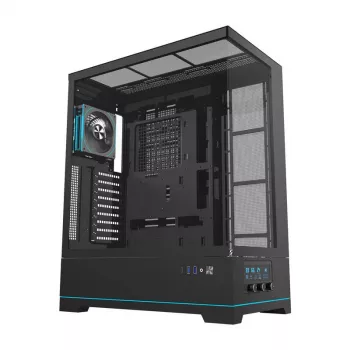Kompiuterio korpusas darkFlash DY451L PRO Juoda ATX juodas
