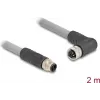 DeLOCK 80543 jutiklio / pavaros kabelis 2 m RST M12 Pilka
