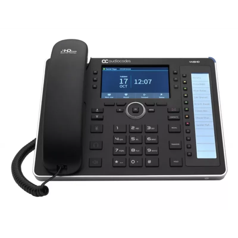 445HD IP-TELEFONAS POE Gbe SU IŠORINIU MAITINIMO ŠALTINIU Juodas 2 Ethernet 10