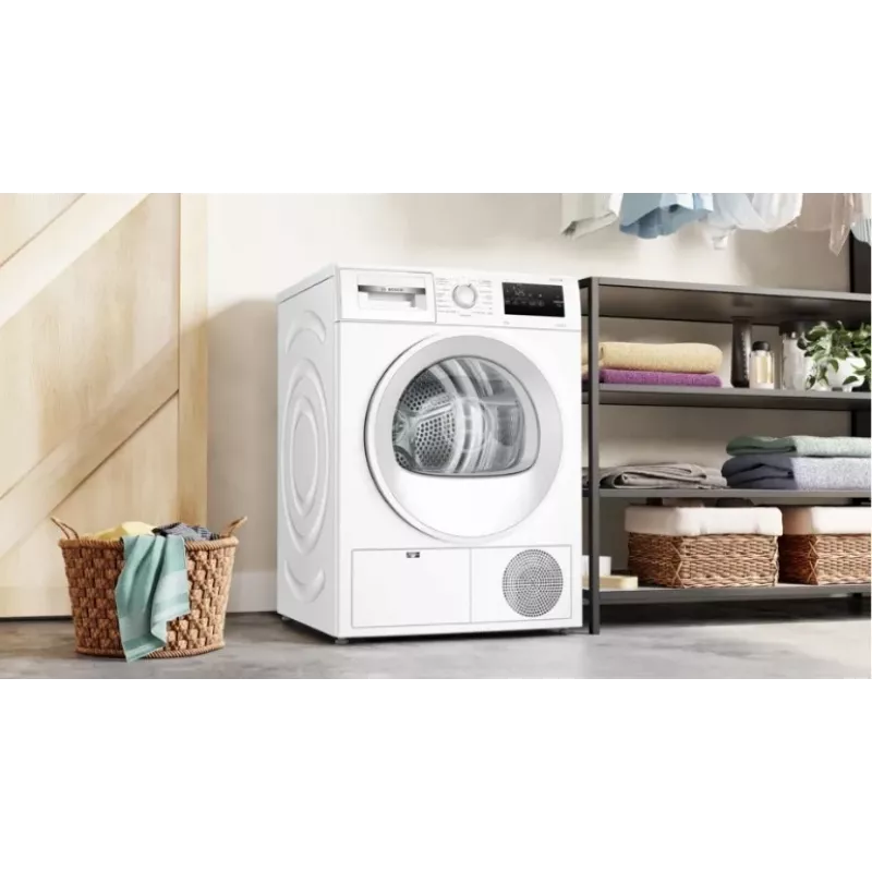 Skalbinių džiovyklė Bosch WTH86200PL 8 kg talpa Šilumos siurblys