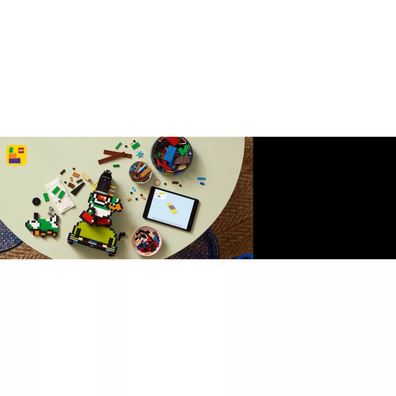 Konstrukcinis žaislas LEGO Super Mario World Mario & Yoshi rinkinys 71438 — interaktyvios figūrėlės ir statomi žaidimo elementai