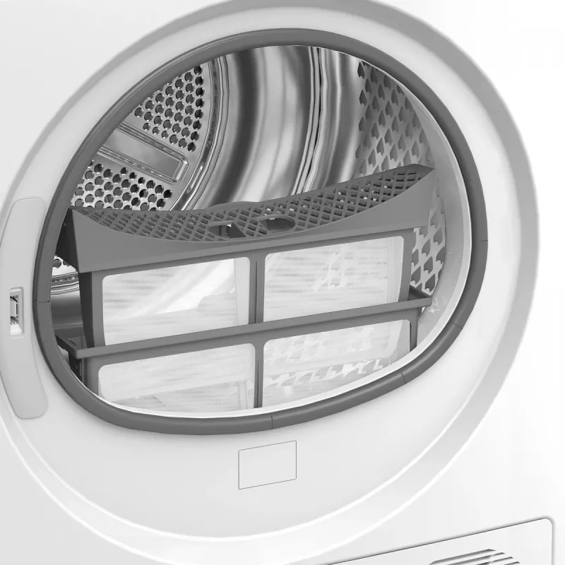 Drabužių džiovyklė BEKO BM3T3823WBW plonas modelis