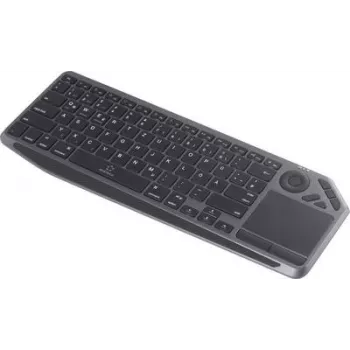 Renkforce RF-WLBTKB-300 belaidė Bluetooth klaviatūra vokiška QWERTZ juoda integruota (RF-6746416)