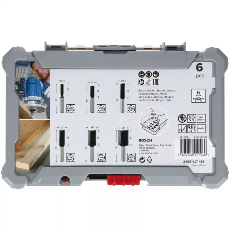 Bosch 2607017466 antgalių rinkinys 6 vnt.