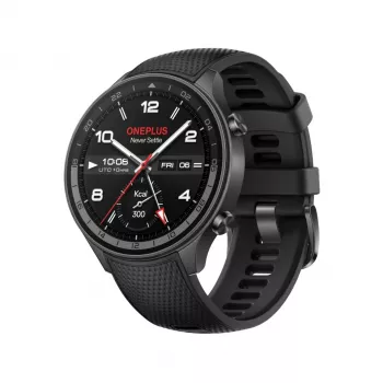 Išmanusis laikrodis ONEPLUS Watch 2R 46 mm AMOLED 1,43 colio 466×466 2 GB RAM 32 GB 500 mAh Pilkas Silikonas/Nerūdijantis plienas Wi‑Fi GPS Wear OS