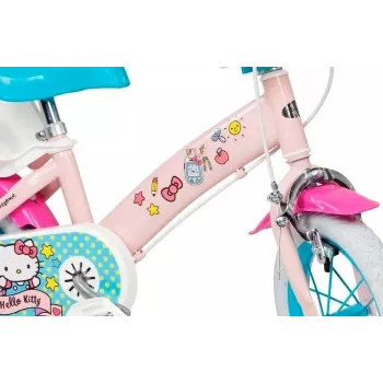 Vaikiškas balansinis dviratis Toimsa Hello Kitty 12 colių modelis 1249 — 12 colių ratai, lengvas rėmas