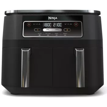 Ninja AF200EU keptuvė Dviguba 7,6 L Atskira 2400 W Karšto oro gruzdintuvė Juoda