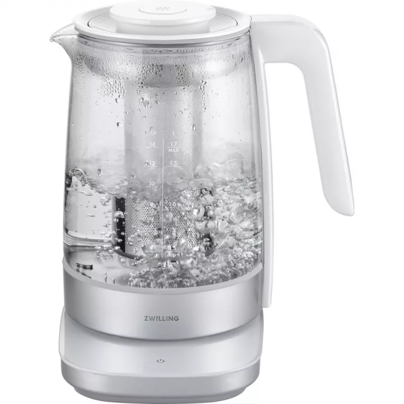 Elektrinis virdulys ZWILLING 1,7 L 1850 W, stiklo korpusas, baltas