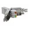 Laido jungtis DeLOCK 86476 RJ-45 Pilka
