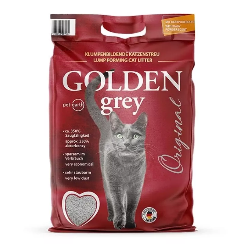 GOLDEN Pilka Originali - bentonito kraikas - 7kg