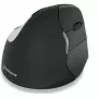 BakkerElkhuizen Evoluent 4 Bluetooth Black, dešinei rankai, vertikalus dizainas, lazeris, Bluetooth, 2600 DPI, juoda