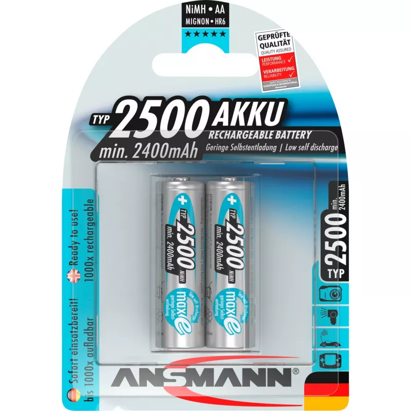 ANSMANN maxE plus baterija - 2 x AA tipo