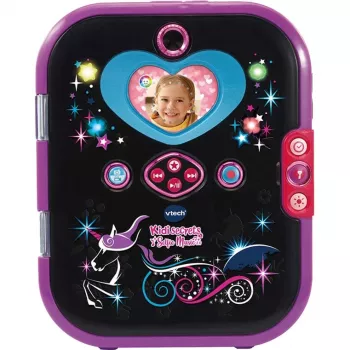 Kidisecrets Selfie Music 2.0, mokomasis kompiuteris juoda/violetinė