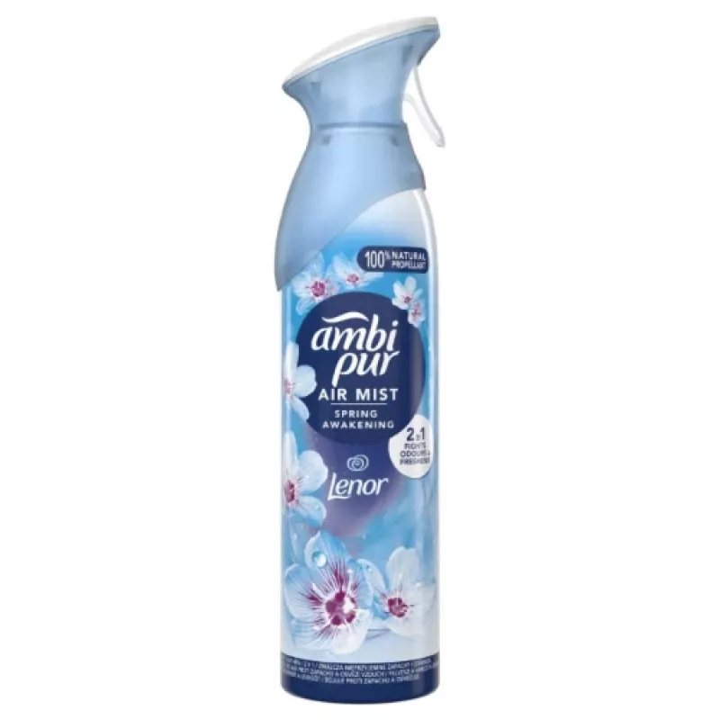 Oro gaiviklio purškalas AMBIPUR Spring Awakening 185 ml — kambario kvapo papildymas