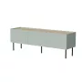 Cama FELLINI TV spintelė 150x40x52 alyvuogių + alyvuoto ąžuolo stalviršis