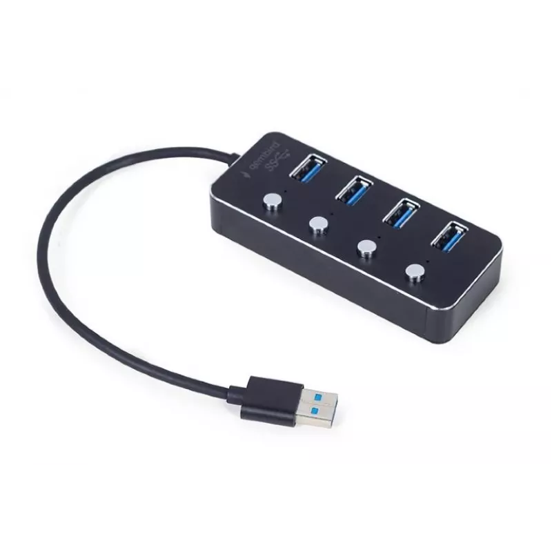 I/O HUB USB3 4PORT/UHB-U3P4P-01 GEMBIRD