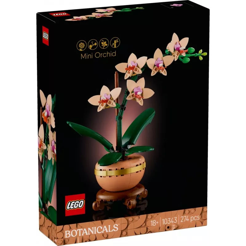 LEGO ICONS 10343 Botanikos kolekcija - Mini orchidėja