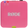 Belaidis mikrofonas RODE Wireless GO III Pink — kompaktiška dviejų kanalų siųstuvo ir imtuvo sistema