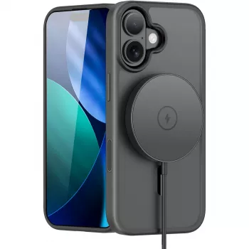 nevox StyleShell Invisio - iPhone 17 6.3 suderinamas su MagSafe juodas (2542)