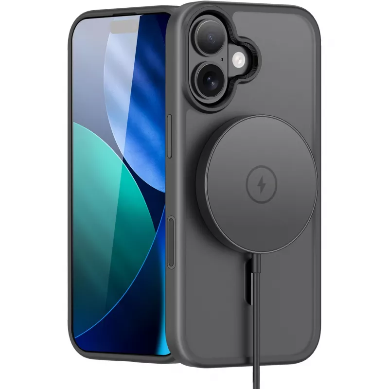 nevox StyleShell Invisio - iPhone 17 6.3 suderinamas su MagSafe juodas (2542)