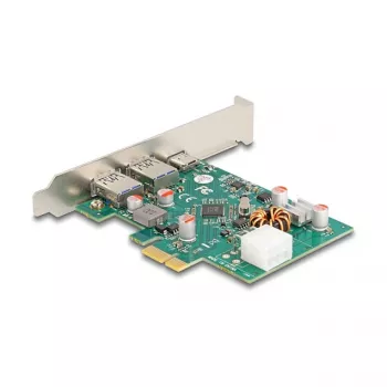 DeLOCK PCI Express x1 kortelė USB Type-C PD 30W 2x USB Type-A 5 Gbit/s