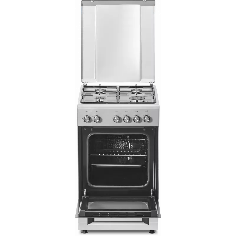 Dujinė kaitlentė ir elektrinė orkaitė SIMFER 5405SERGG, nerūdijantis plienas, 4 zonos, 50 cm