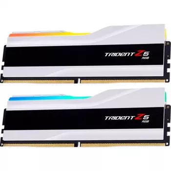 DIMM 48 GB DDR5-8400 (2x 24 GB) Dual-Kit, Atmintis Balta, F5-8400J4052G24GX2-TZ5RW, Trident Z5 RGB, INTEL XMP