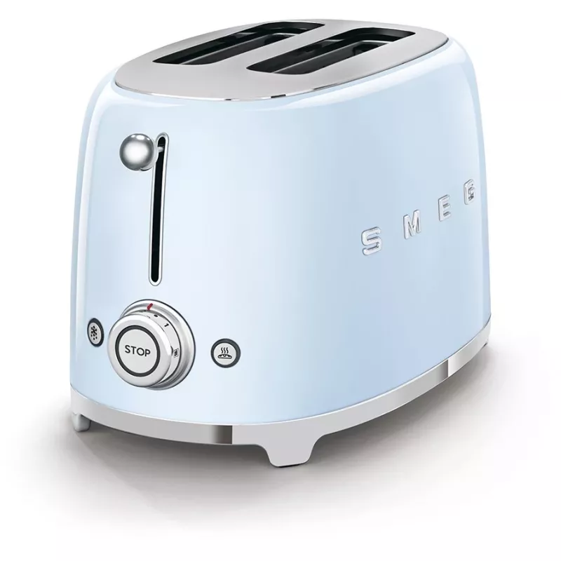 Smeg 50's Style Toaster TSF01PBEU Pastel Mėlyna