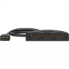 Goobay | HDMI jungiklis 3 į 1 (4K @ 30 Hz) | 58487 | Juoda | HDMI lizdas | 3 HDMI lizdai | 0,58 m
