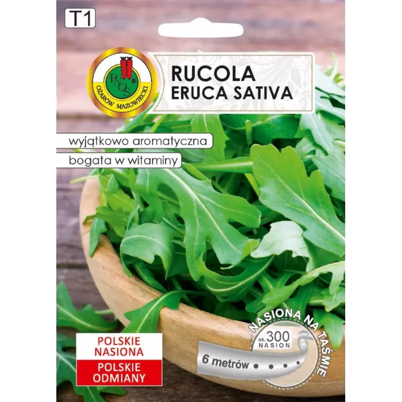 Sėklos juostoje — Apte Rukola (Eruca sativa) 6 m, skirtos auginimui namuose ir sode