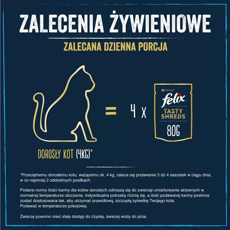 FELIX Skanūs plėšytos mėsos gabalėliai su jautiena ir vištiena - 4x 80g