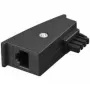Wentronic Goobay - Tinklo adapteris - TAE-F (M) į RJ-45 (2 kontaktų) (W) - 5,3 m - juodas (95139)