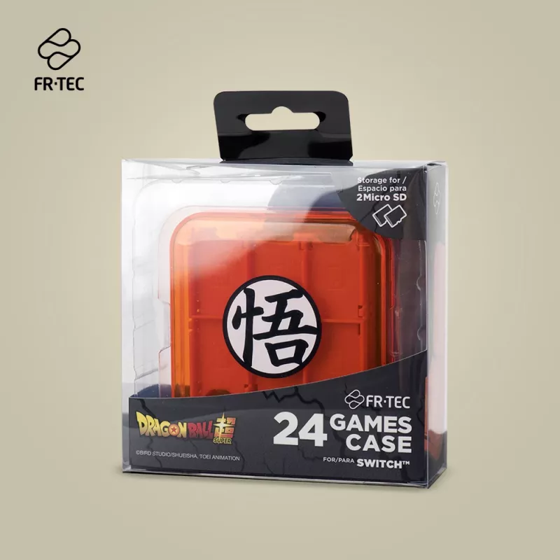 Kasečių dėklas FR-TEC Dragon Ball Super Nintendo Switch oranžinis