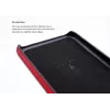 VixFox kortelės lizdo galinis gaubtelis, skirtas iPhone X/XS — rubino raudonumo, galinis dangtelis su integruota kortelių kišene