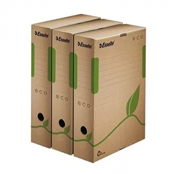 Failų saugojimo dėžutė Esselte Eco 623916 Ruda Žalia