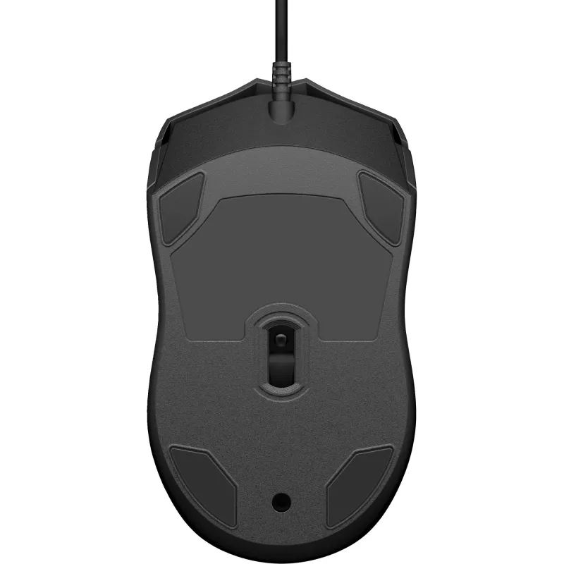 HP Wired pelė 105, abiem rankoms tinkama, optinė, USB Type-A, 1600 DPI, juoda