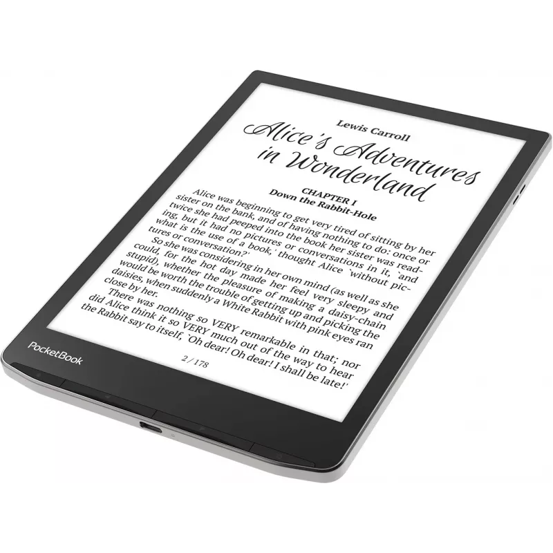 E. knygų skaityklė PocketBook InkPad 4 7,8 col. E Ink Carta, 32 GB, Wi‑Fi, juoda/sidabrinė