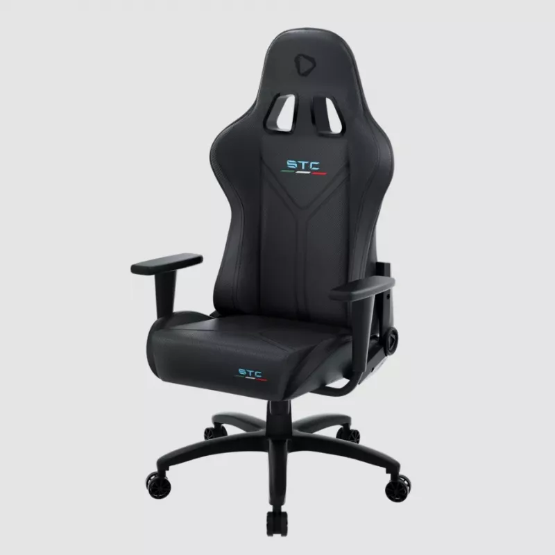 Žaidimų kėdė Onex STC Tribute Hardcore Juoda — ergonomiška PC/konsolės sėdynė, reguliuojamas aukštis ir atlošas