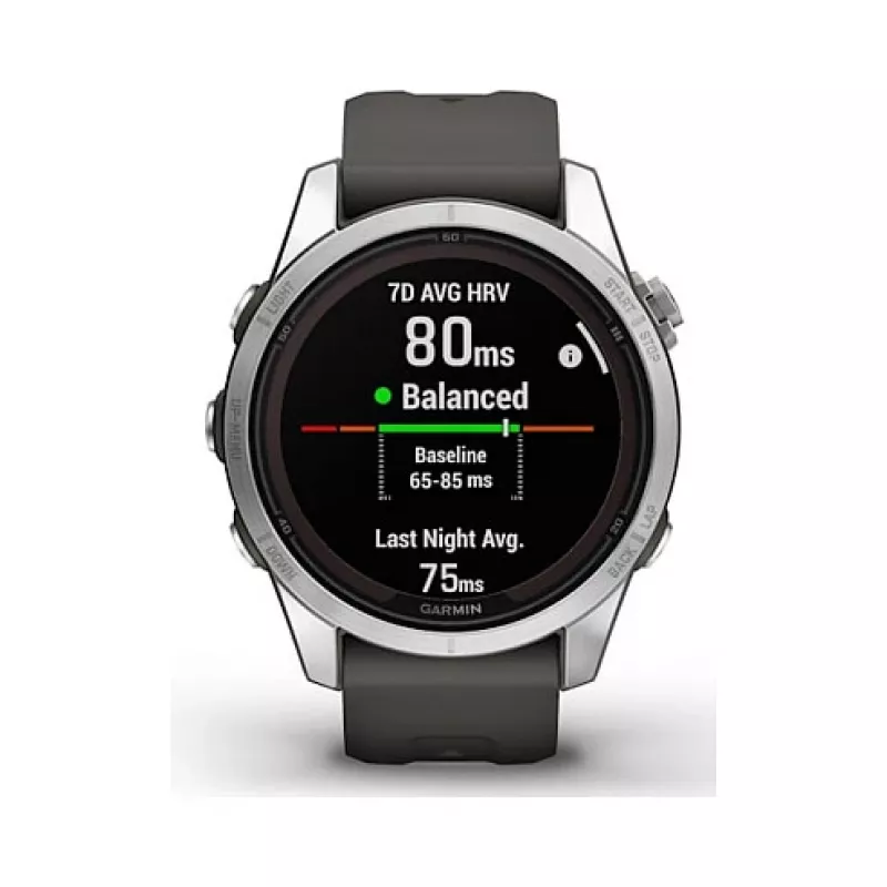 Garmin fēnix 7S Pro 3,05 cm (1,2 inch) MIP 42 mm Skaitmeninis 240 x 240 pikselių Jutiklinis ekranas Sidabrinis Wi-Fi GPS (palydovinis)