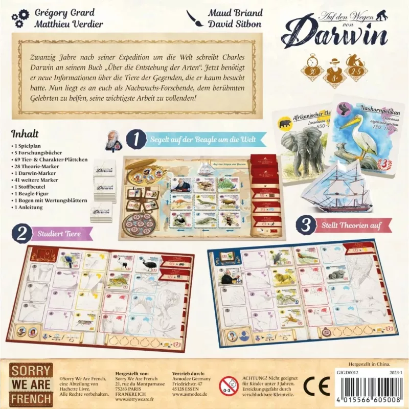 to den Wegen von Darwin, Stalo žaidimas
