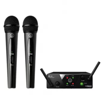 Belaidžių mikrofonų rinkinys AKG WMS40 Mini2 Vocal Set BD