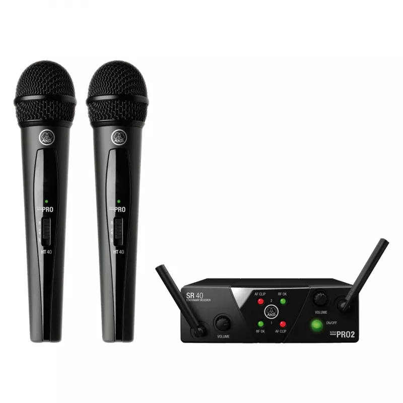 Belaidžių mikrofonų rinkinys AKG WMS40 Mini2 Vocal Set BD