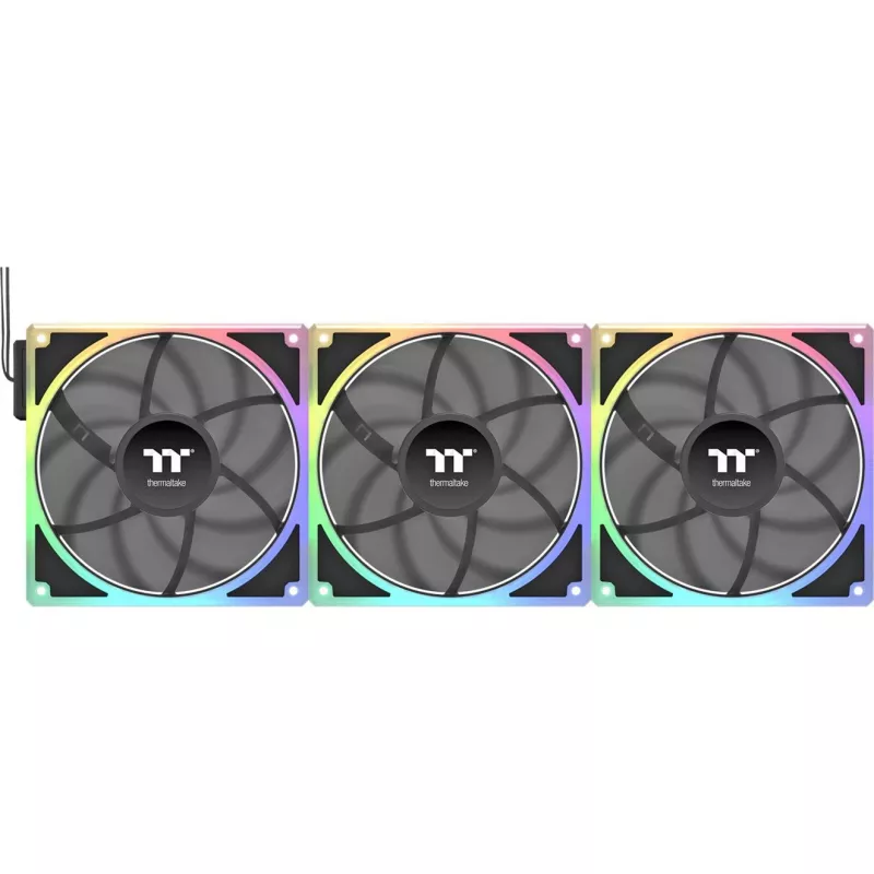 Korpuso/CPU ventiliatorius THERMALTAKE TOUGHFAN EX 140 ARGB Sync 3Pack — 140 mm, didelis oro srautas, mažas triukšmas