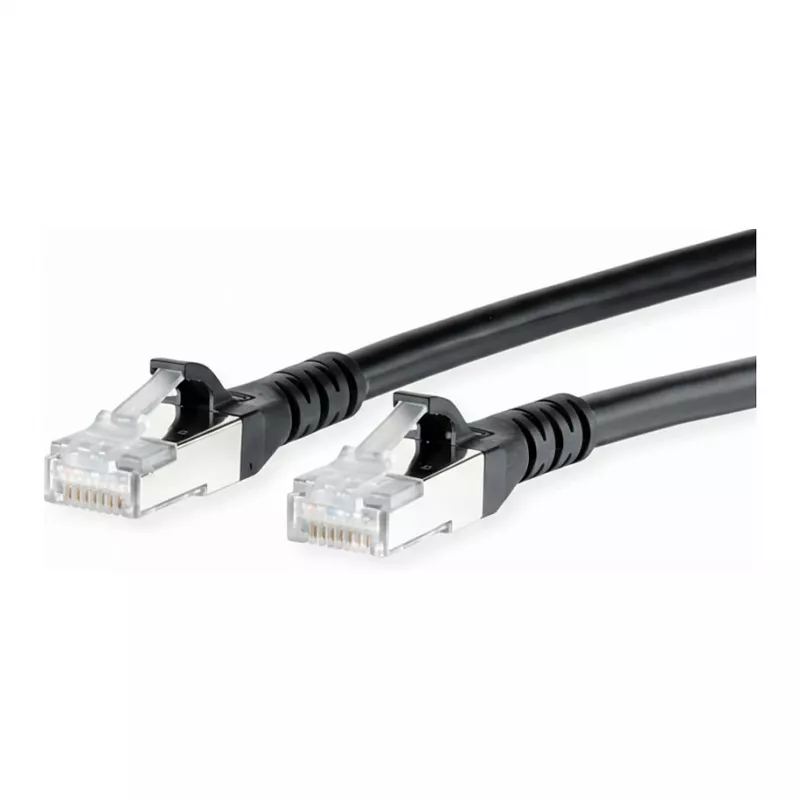 METZ CONNECT komutacinis kabelis Cat.6A AWG26 50m juodas - Tinklas - CAT 6a (130845E000-E)