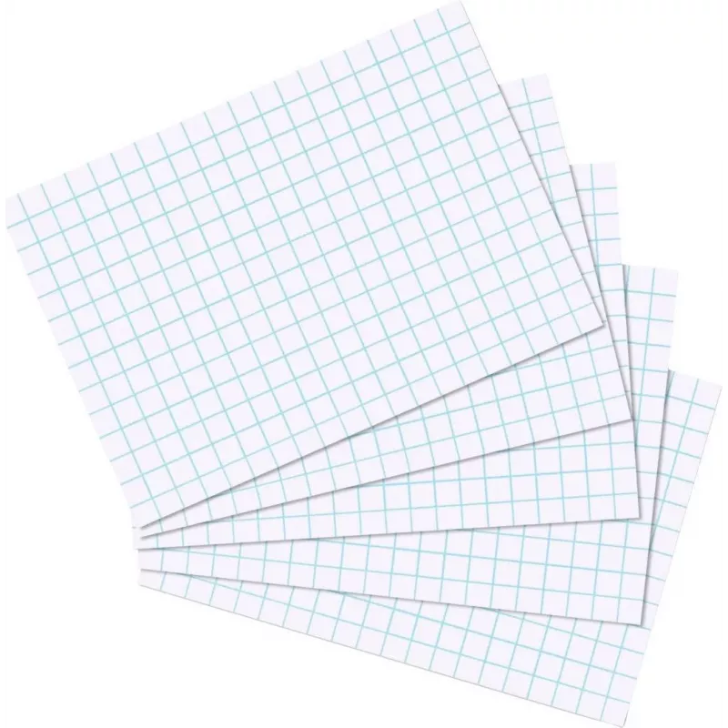 Kortelė Herlitz 10621290 balta 100 vnt.