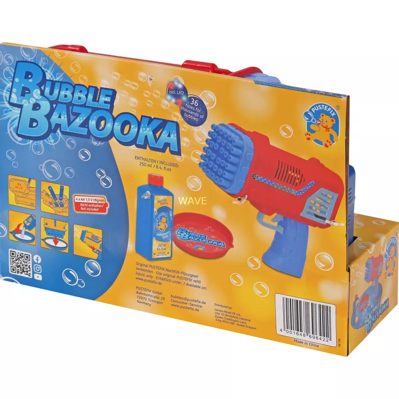 Burbulų bazooka, muilo burbulai