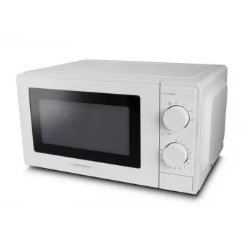 Solo mikrobangų krosnelė ESPERANZA ESTOFADO — 700 W, 20 l, 5 galios lygiai, 24,5 cm sukamoji lėkštė, balta