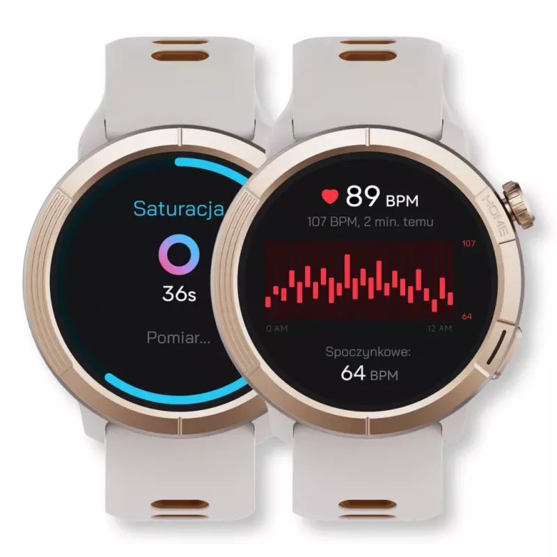 Išmanusis laikrodis Stelio STSWA102GT Activ Pro GPS 46 mm auksinis titanas — GPS, 46 mm korpusas, titano apdaila