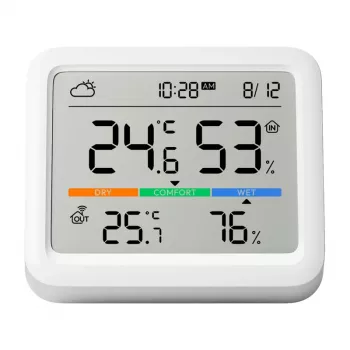 SwitchBot Meter Pro White LCD Battery 0810150541700 temperatūros ir drėgmės jutiklis