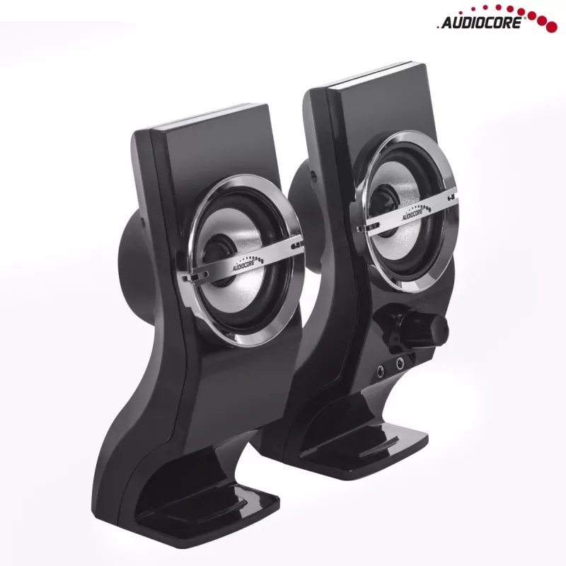 Audiocore AC805 stereofoninės kolonėlės 2.0 PC 6W juodos